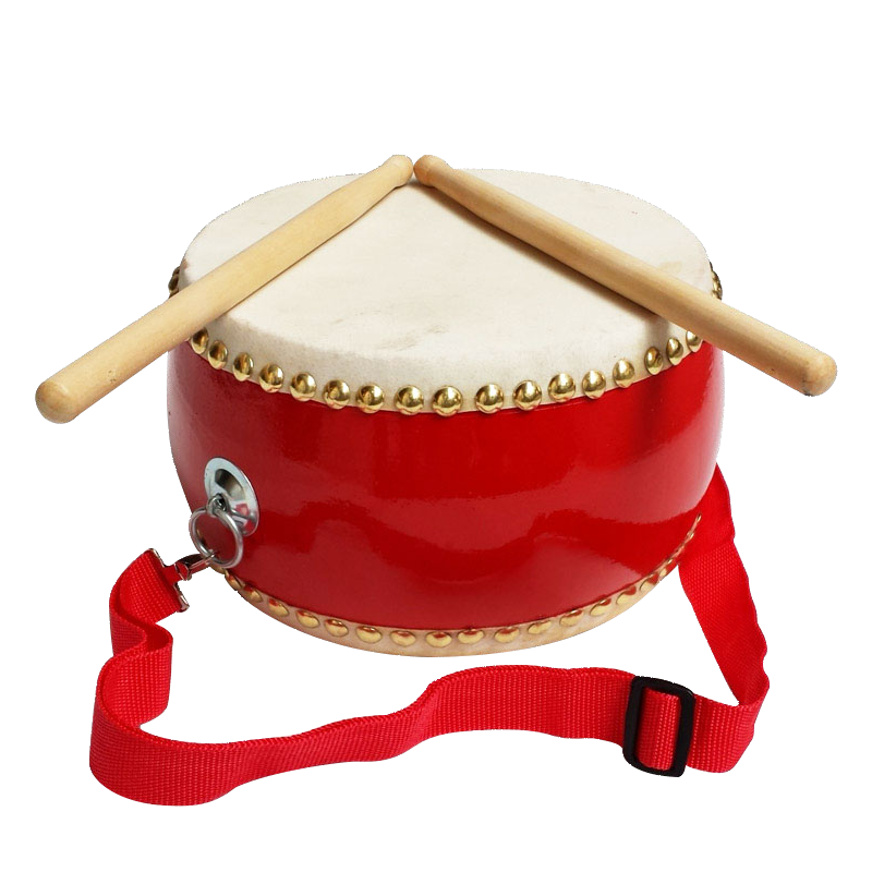 RANGE Sheepskin Drum, Children's Drum, Large Drum, Small Drum, Gong Drum, Cowhide Drum, Temple Drum, Musical Instrument, Children's Drum, War Drum, 3 Inches
