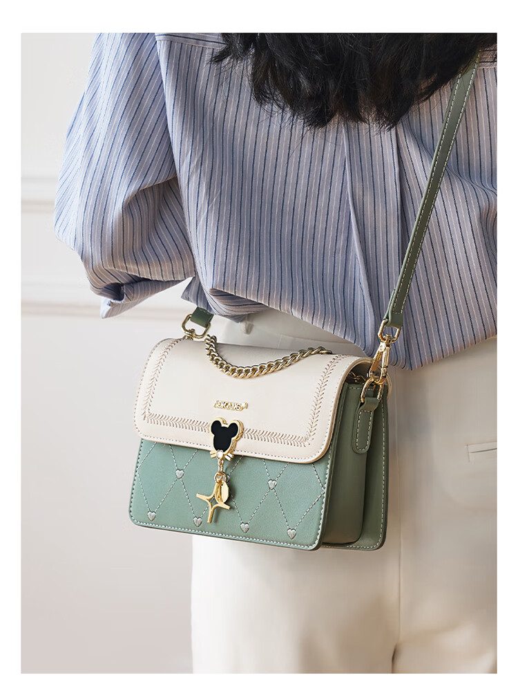 Aokang Women's Handbag, 2026 New Trendy Cowhide Small Square Bag, Light Luxury Crossbody Shoulder Bag, Birthday Mother's Day Gift for Girlfriend Or Wife 4