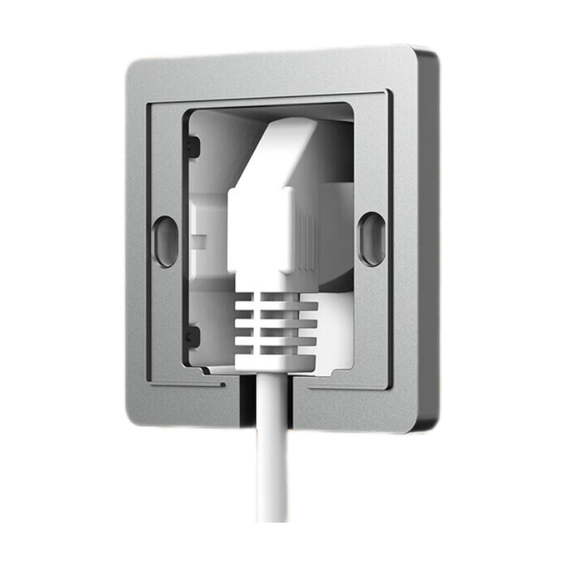 CHNT Fixed Embedded Socket, 86-Type Refrigerator Built-In Hidden Socket, NEG6-C11185