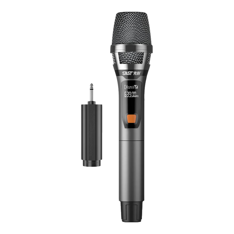 SAST OK-93A Rechargeable Wireless Microphone, Home KTV Singing, Stage Hosting, Speech, Karaoke, Conference Speaker, Amplifier, FM Universal One-To Microphone, Single Piece