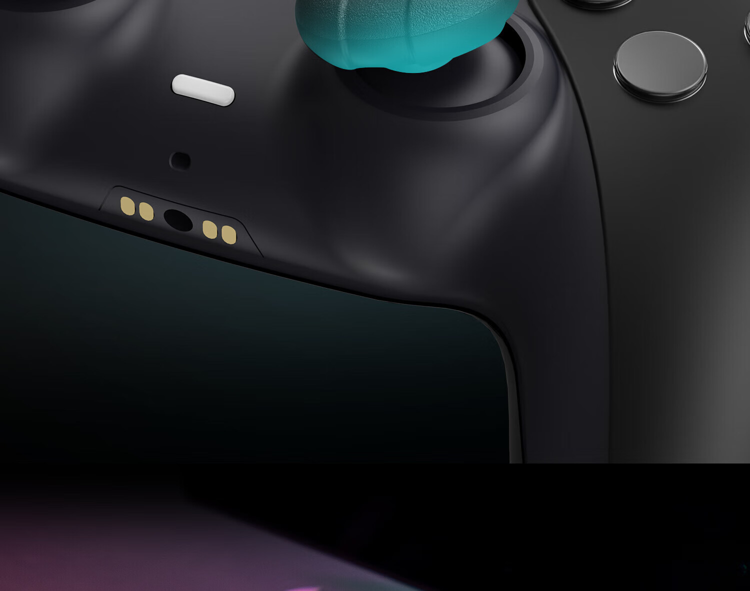 Jixiang National Version PS4 PS5 Controller Cat Claw Joystick Cap, NS Pro Game Controller Key Cap Silicone Accessories, Compatible with PS4/PS5/NS Pro, Pink Blue 24
