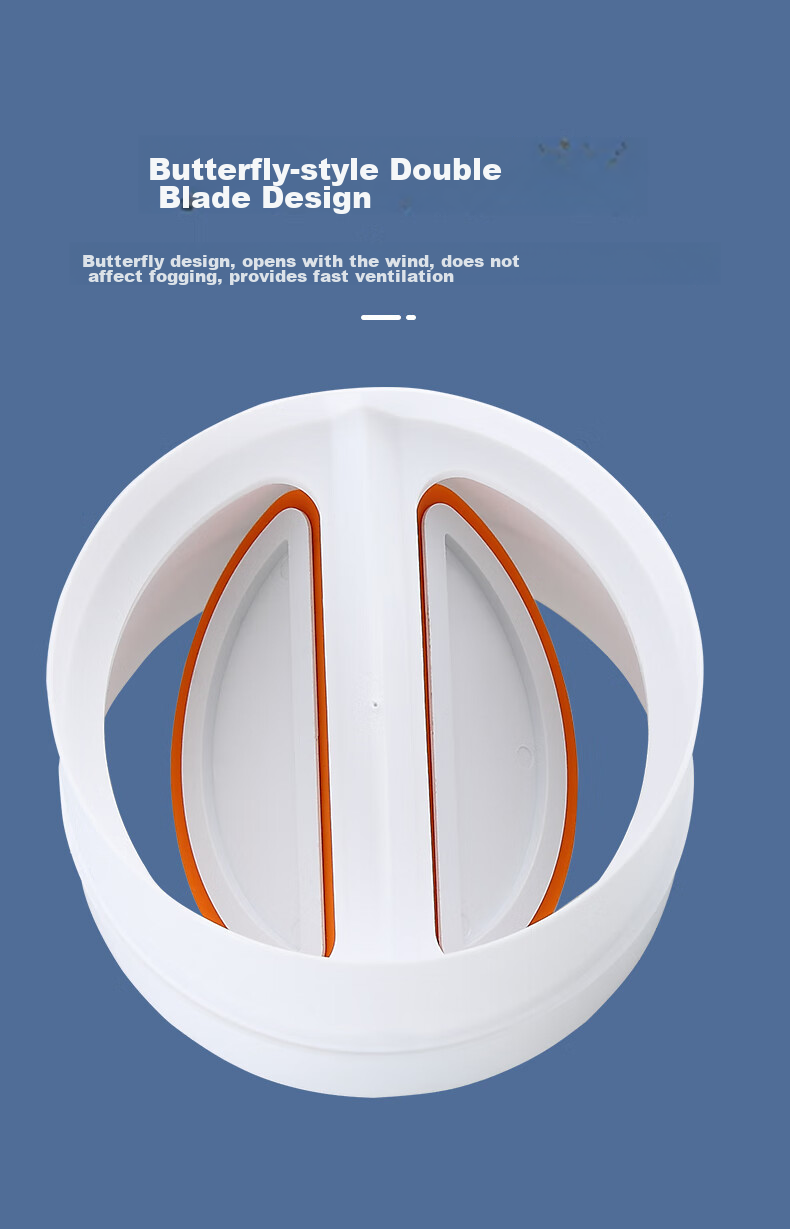 BSITN Bathroom Heater Duct Check Valve, Flue Ventilation Exhaust Fan B8104 7