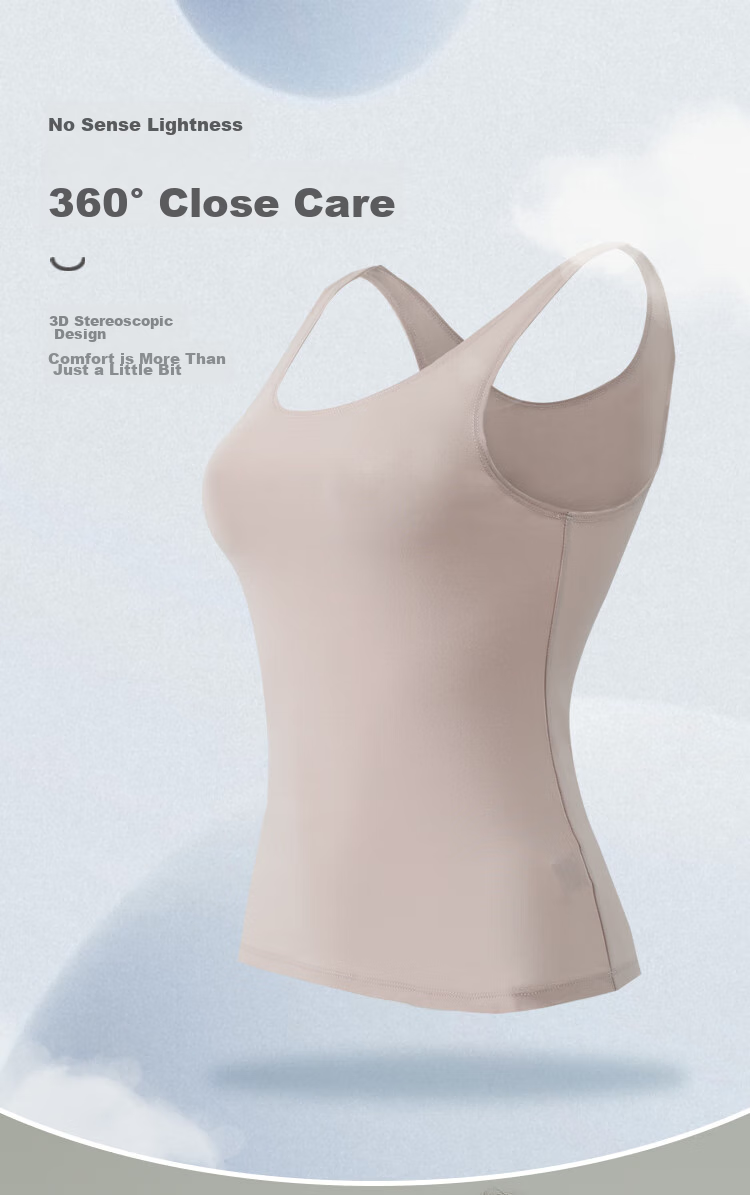 Hodo Women's Seamless Slim Camisole Modal Undershirt, Versatile Simple Round Neck Base Layer, Elegant White, Size 170 6
