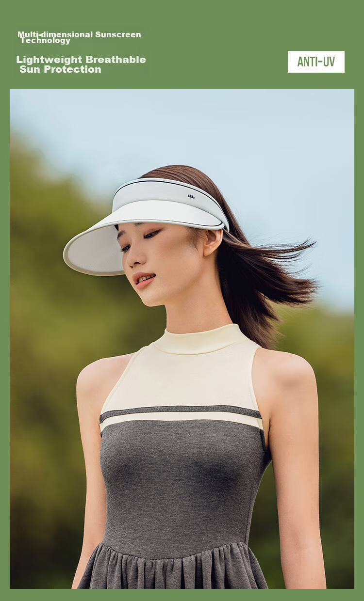 Beneunder Sun Hat for Women, Visor Cap, UV Protection, Full Face Coverage, Fashionable And Versatile, with Extended Brim 24
