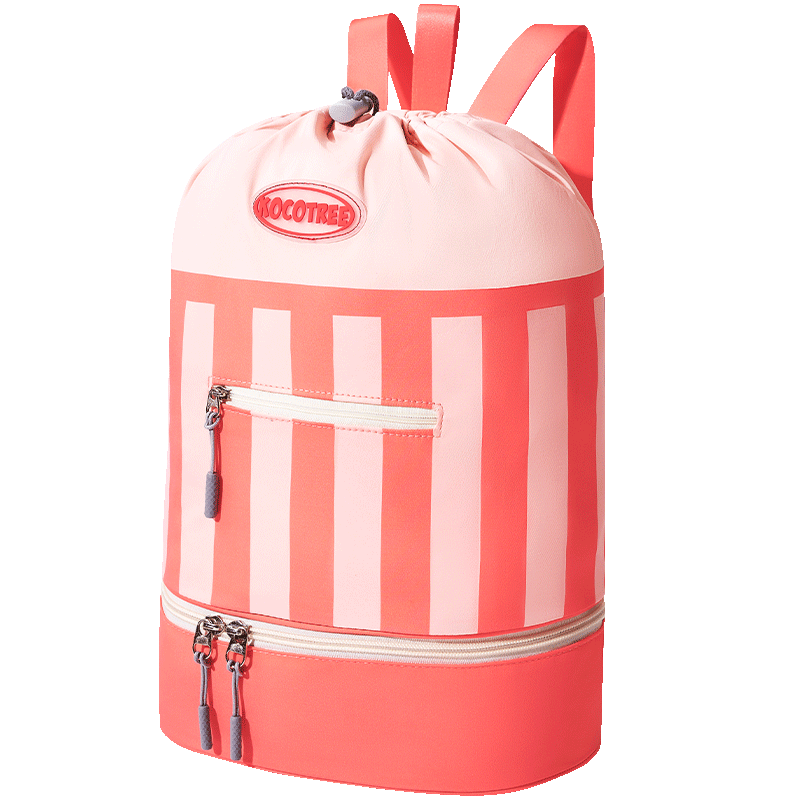 Kocotree Children's Swim Bag with Dry And Wet Separation Storage, Boys And Girls Sports Portable Backpack, Large Capacity Watermelon Desig