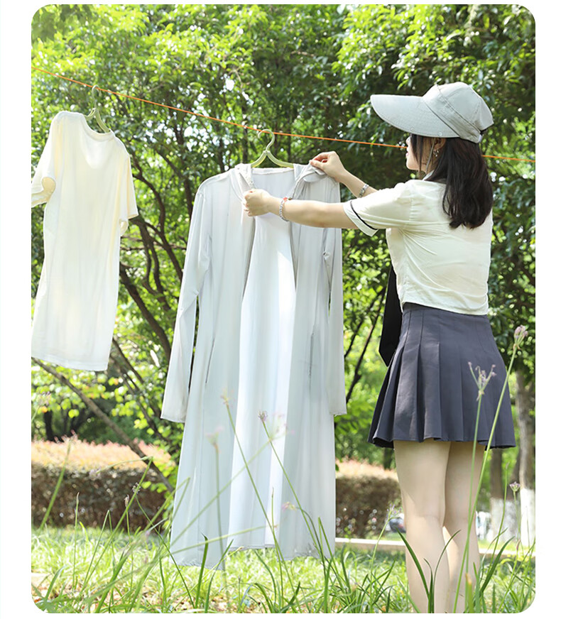 Siwangongli Travel Clothesline Outdoor Essential Portable for Business Trips, Hotels And Guesthouses Hanging Drying Line SW7170 14
