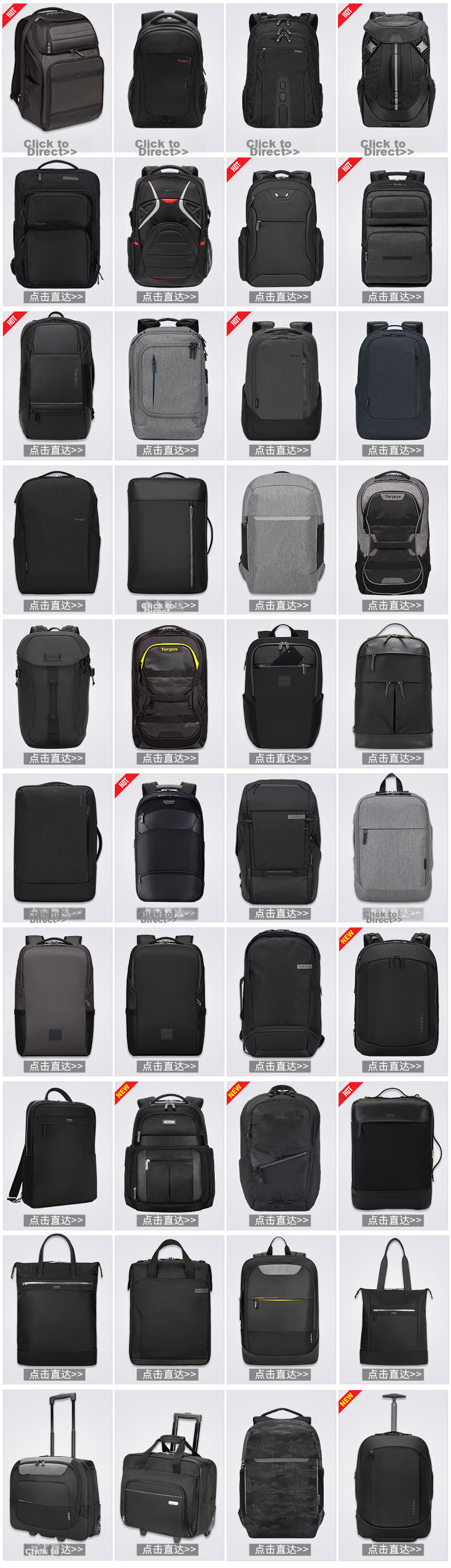 TARGUS Laptop Backpack, 15.6-Inch Business Backpack, Single Shoulder Crossbody Briefcase, Multi-Purpose Bag, Black, 587 1