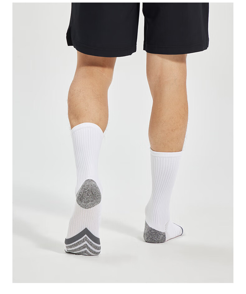 LI-NING Basketball Socks Professional Sports Anti-Slip Towel Bottom Running Long Socks Thickened Durable Breathable Youth 35