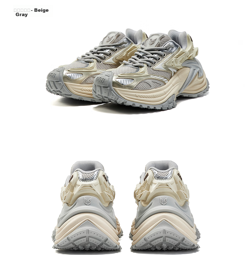 OGR Rattler Series Jogging Dad Shoes, Breathable for Men And Women, Suitable for Summer And All Seasons, Casual Sports Height-Increasing Shoes 29