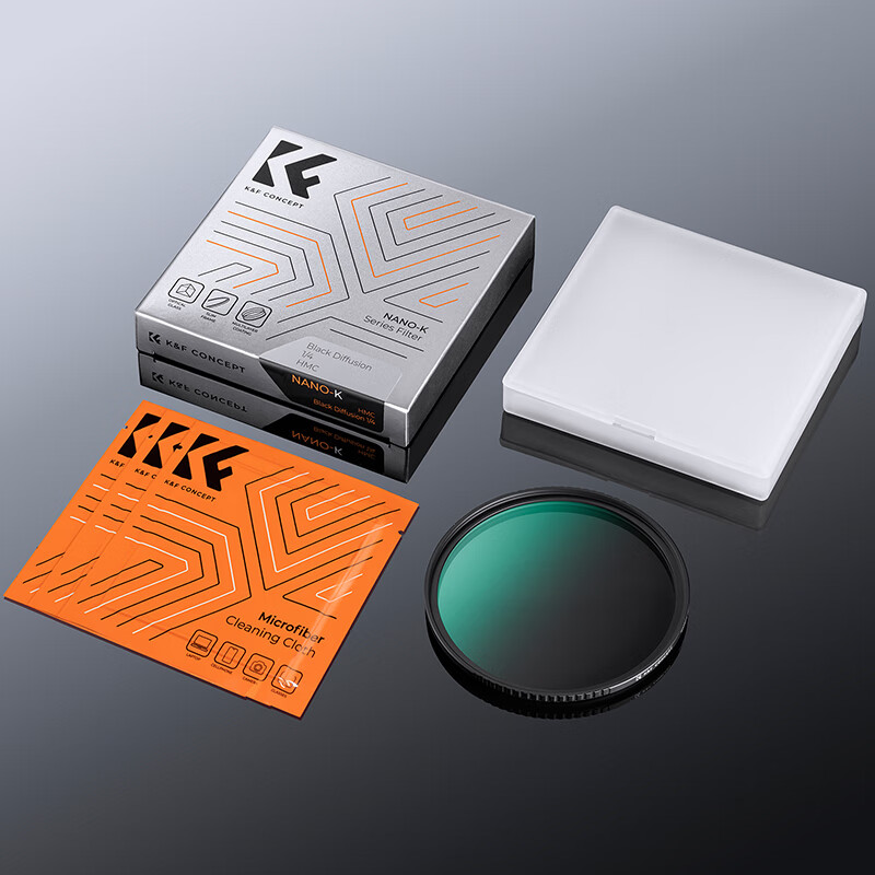 Фильтр K&F CONCEPT Black Soft 1/4, 58 мм, для камер Canon и Sony DSLR, водонепроницаемый, устойчивый к царапинам, для портретной съемки
