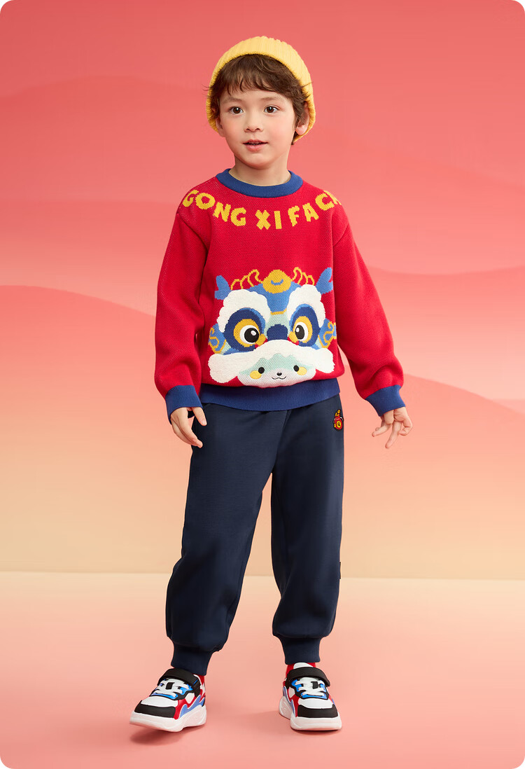 BALABALA Children's Clothing, Kids' Sweater for Boys And Girls, Spring And Winter Wear, Toddler Pullover Knit Sweater 16