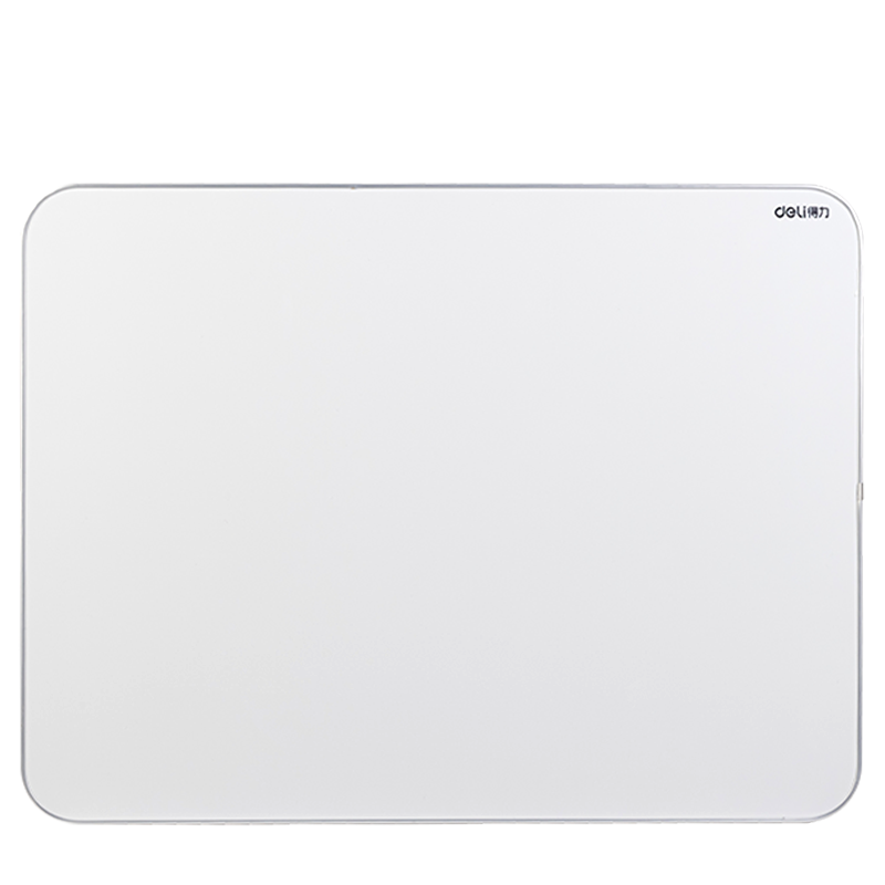 Deli 45*60cm Wall-Mounted Whiteboard, Easy-To Magnetic Office Teaching Conference Hanging Whiteboard for Home Use Children's Writing Board Blackboard Magnetic Adhesive [Narrow Frame Series]
