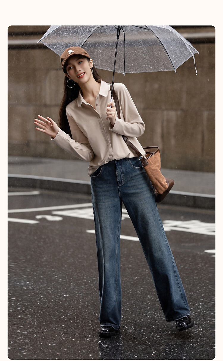 Dme [Luiri Xiaoxiang] Spring And Autumn French Yton Collar Moisturizing Warm Shirt Long Sleeve Elegant Blouse Women's Top 2