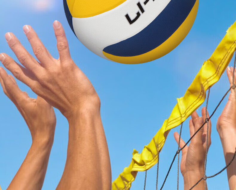 Li-Ning Volleyball Size 5 for Middle School Entrance Exam, Specialized for Teenagers And Adults, Hard Shell Soft Leather Training Standard Exam Ball for Men And Wome 5