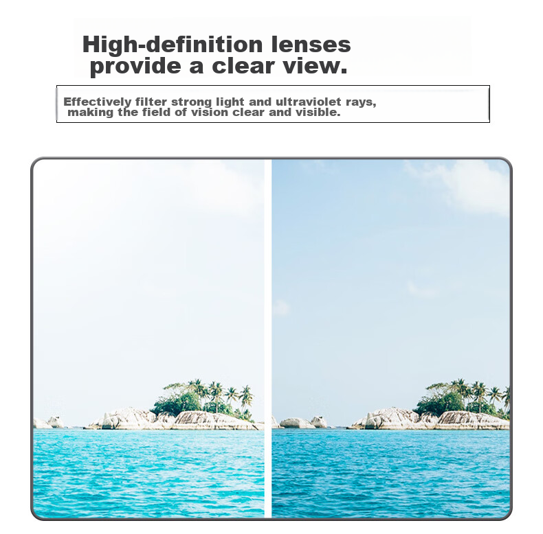 LOVECRAFT Myopia-Specific Sunglasses Clip-Ons for Driving, Polarized Clip-Ons for Black Frames - Night Vision Lenses, Sunglasses with UV Protectio 27