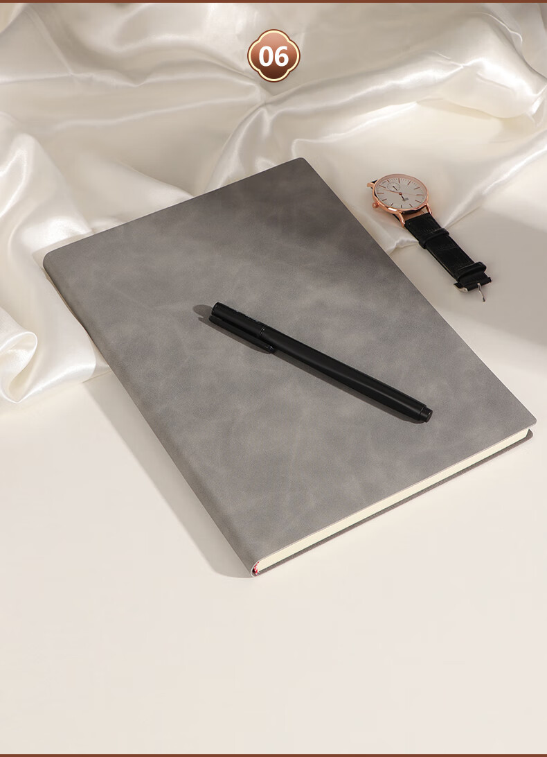 TENGXIONG [Lowest Price Online] Business Notebook A5 Thick B5 Journal, Sheepskin Cover Diary, Soft Cover Notebook for Office Work And Meeting Notes, Customizable Stationery 15