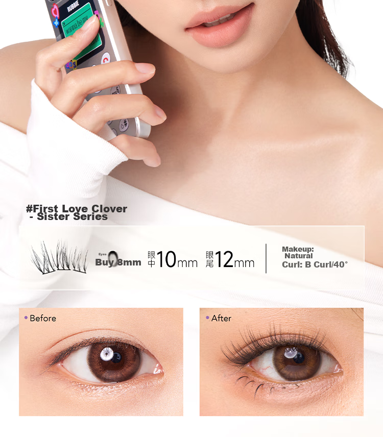 Everbab Sunflower Natural Lash Effect False Eyelashes, Elegant And Graceful Qixi Gift 10