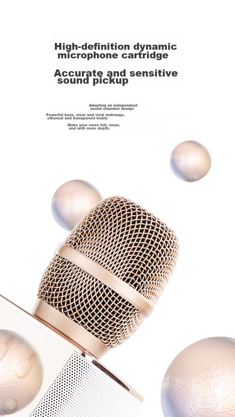 Quanmeng Karaoke Microphone Speaker All-In Home KTV Singing Recording Device, Outdoor Entertainment Live Streaming with Built-In Sound Card, Wireless Bluetooth Microphone And Speaker Equipment 13