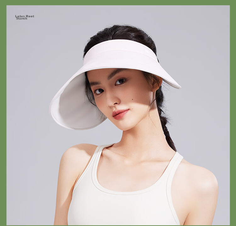Beneunder Sun Hat for Women, UV Protection Cap, Black Gel Visor Hat, Portable Summer Roll-Up Storage Hat, Gray 24