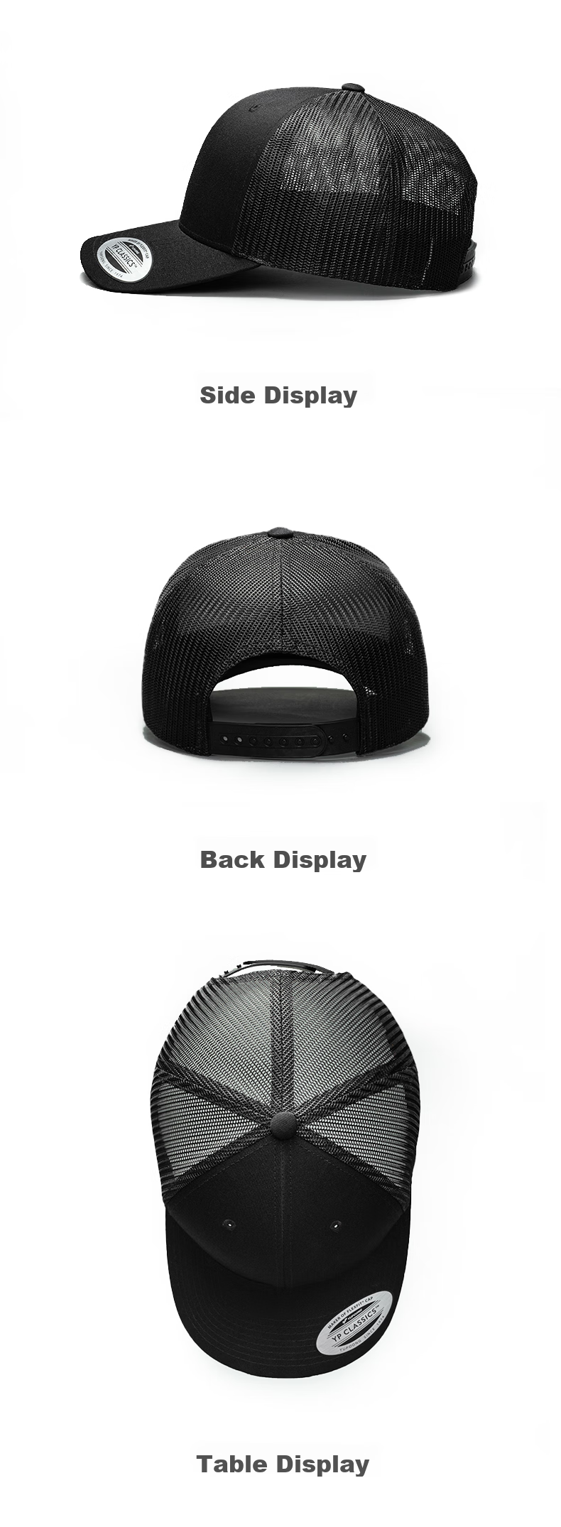 FLEXFIT Men's Mesh Baseball Cap, Spring And Summer Sun Protection Hat, Adjustable Truck Driver Visor Cap, One Size Fits All 16