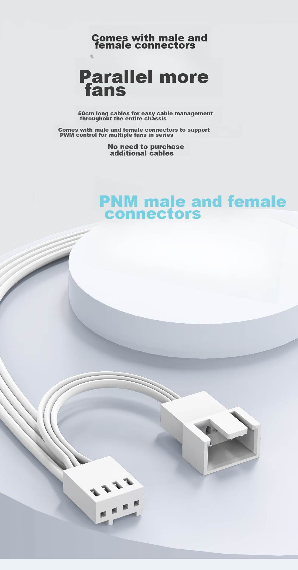 ID-COOLING 12CM Thin Fan, 12015 Non-Luminous Case Fan in White, Ultra-Thin 15mm Specification, Suitable for ITX Bottom-Mounted Computer Cooler Modification, TF-12015 6