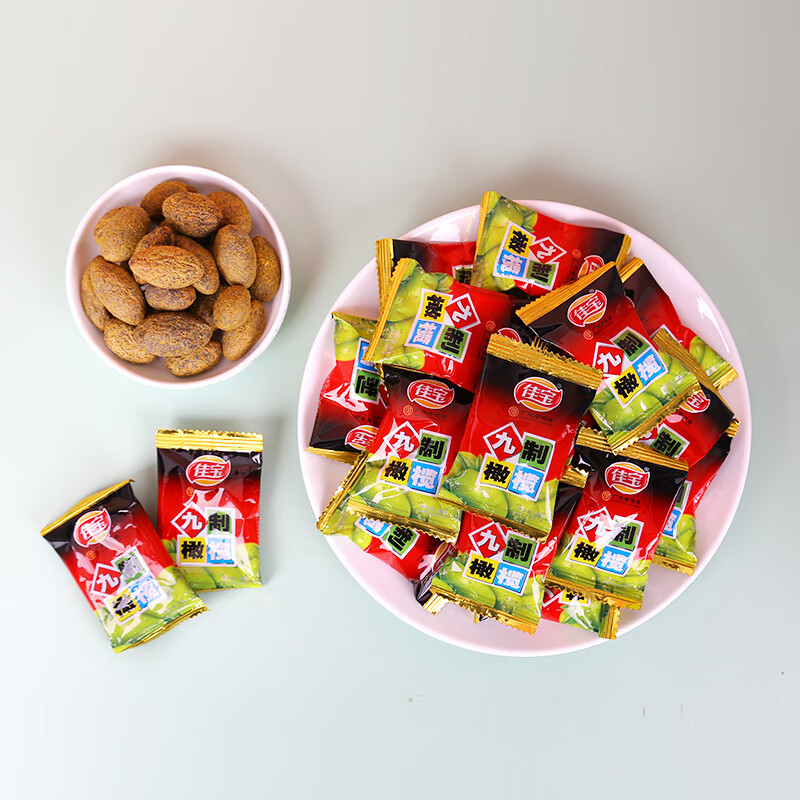 佳宝 九制甘草橄榄500g年货大包装蜜饯果干休闲零食广东潮汕特产