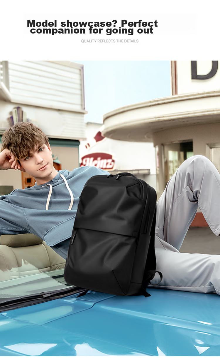 GOLF Backpack for Men, Casual Large Capacity Backpack, Korean Style Trendy Travel Business Bag, 15.6-Inch Laptop Backpack for Students 15