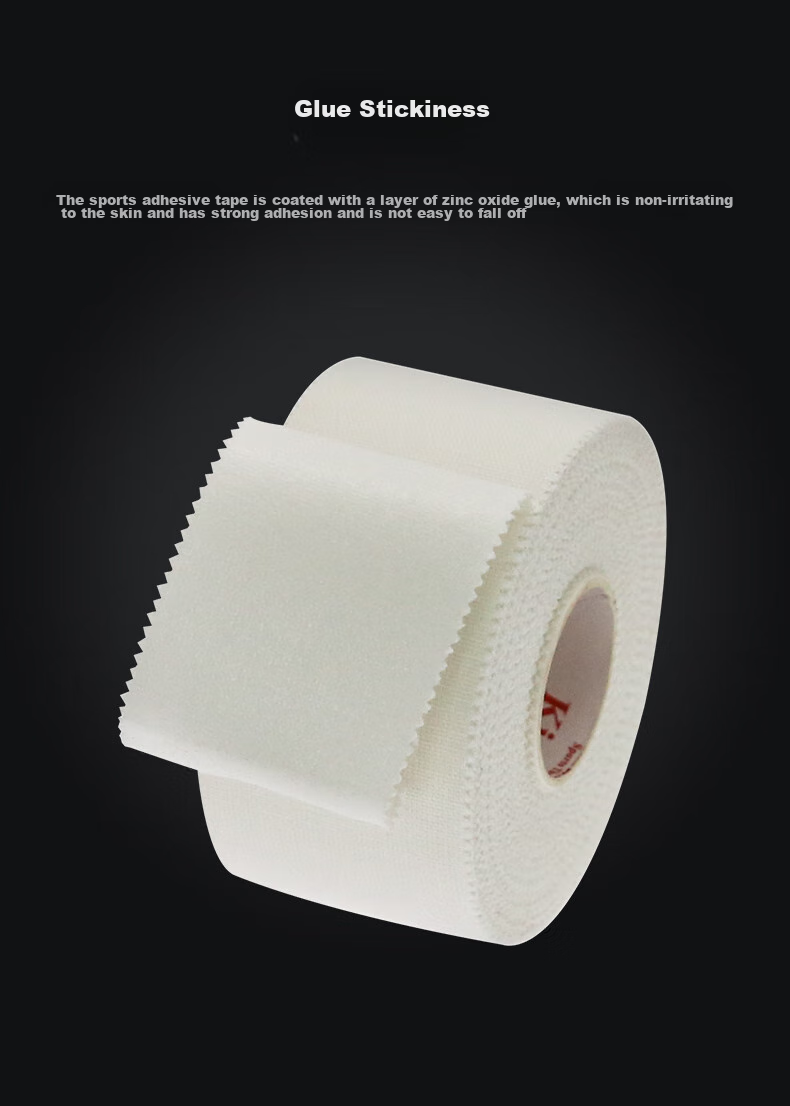 Kangmashi White Tape Sports Adhesive Tape for Basketball Foot Tape, Volleyball Finger And Wrist Bandage, Soccer Ankle Fixation Strap 8