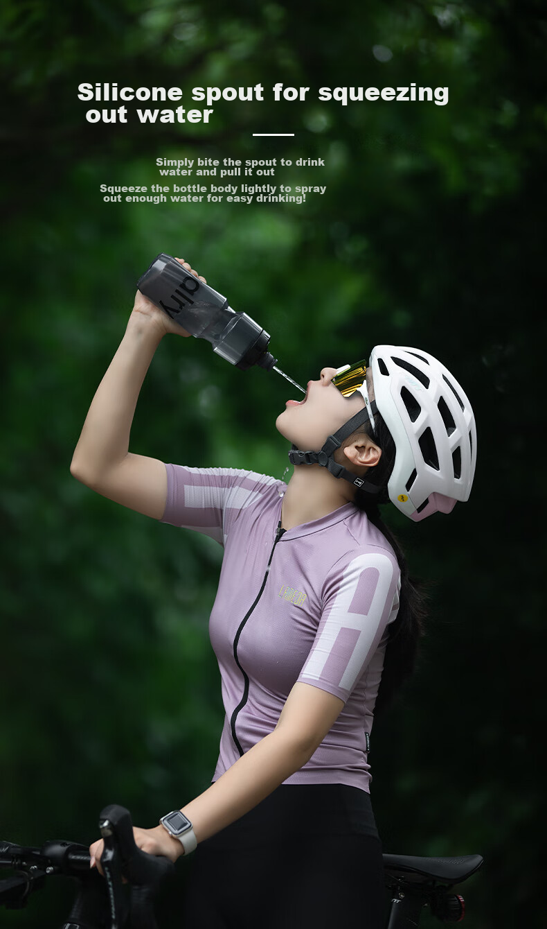 CAVALRY Bicycle Water Bottle Sports Hydration System for Running, Hiking, Rock Climbing, Outdoor Travel, Mountain Biking, Road Cycling, And Folding Bikes Cycling Equipment Black 620ML 3