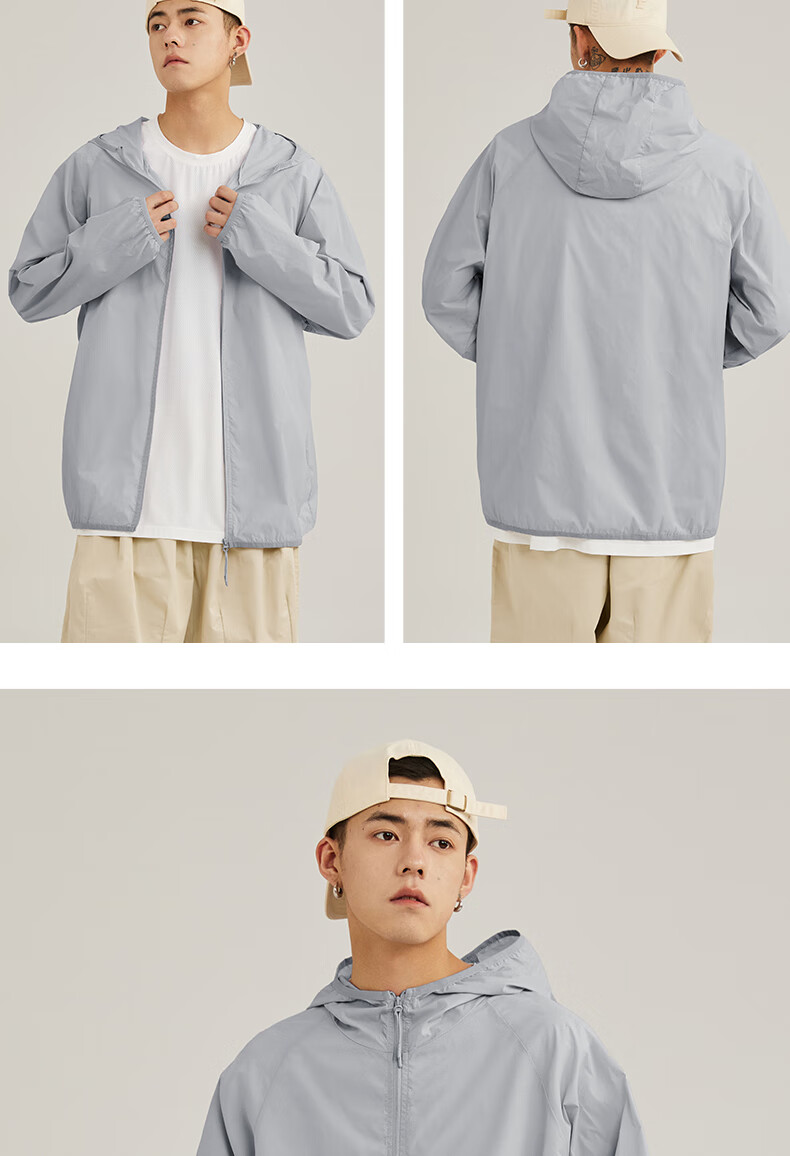 JEANSWEST LIFE Men's Summer Ice Silk Fishing Skin Jacket Lightweight UPF50+ Cooling Quick-Dry Sun Protection Shirt C 14