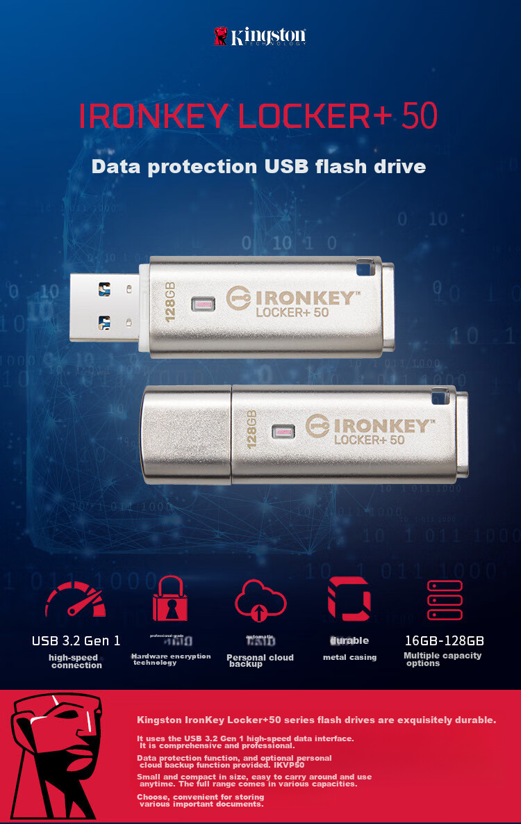 Kingston 64GB USB3.2 Gen1 Flash Drive, DTMC3G2, Silver Metal, Mini Car USB Drive, High Capacity, Read Speed 200MB/s, Thumb Drive 1