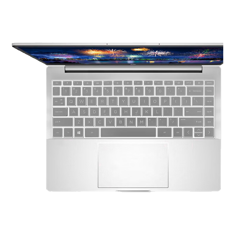 Jiasu HP Star Book 14/Rui 14 Soft Silicone Keyboard Cover [Adhesive-Free Fit] Keyboard Protection Dust Cover Quiet Typing