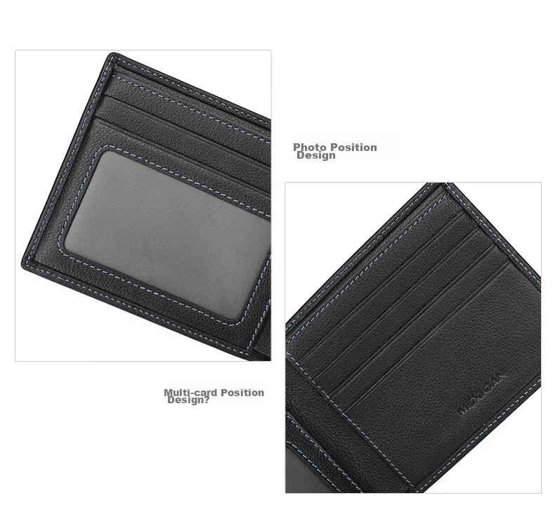 MEXICAN Men's Wallet, Genuine Top-Grain Leather Card Holder And Coin Purse, High-End Gift Box, Birthday Present for Boyfriend Or Husband 10