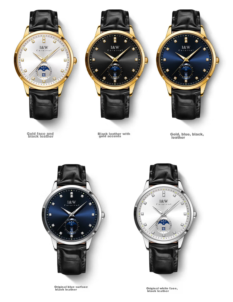 Aiwochi Swiss IW Watch, Men's Fully Automatic Mechanical Wristwatch, Official Authentic Product, 2026 New Model, Top Ten Brand 16