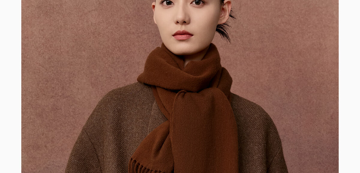 Wanshili Cashmere Scarf, Autumn And Winter Warm Neck Warmer, Fashionable Shawl for Men And Women, Gift for New Year And Holiday Season, Gift Box - Fenghua Ji 48