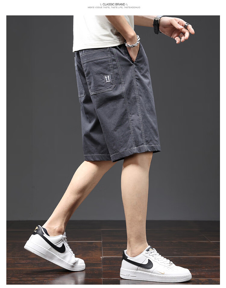 Zengzhi Summer Lightweight Men's Casual Shorts 2026 New Cargo Five-Point Straight-Leg Mid-Length Pants for Men 11