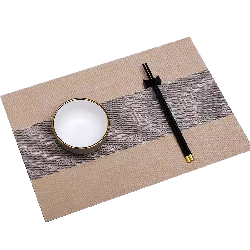AVIVI Table Mat, Heat Insulation Placemat, Western Style Placemat, Tea Mat, Waterproof Coffee Table Mat, Table Runner, Plate Mat, 30*45*4 Pieces, Coffee Brow