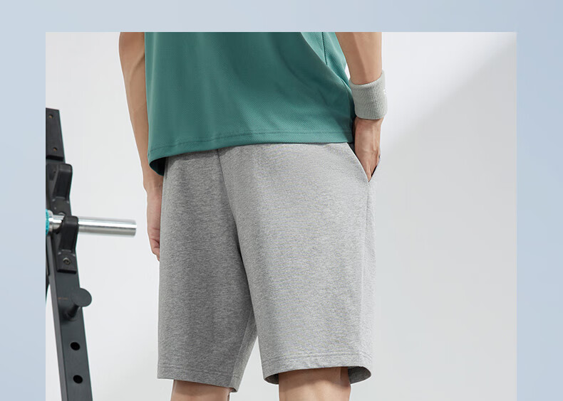 361° Men's Spring Summer Five-Point Shorts Running Fitness Training Casual Knit Pants 652624706-2 27