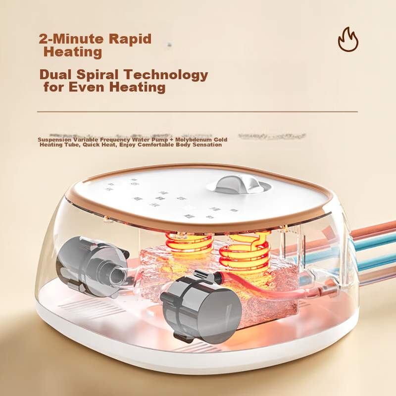 Huanding [Water Shortage Power-Off] Double-Person Rapid Heating Water Circulation Dual-Temperature Dual-Control Water Heating Blanket Electric Heated Blanket 1.5*1.8 Meters