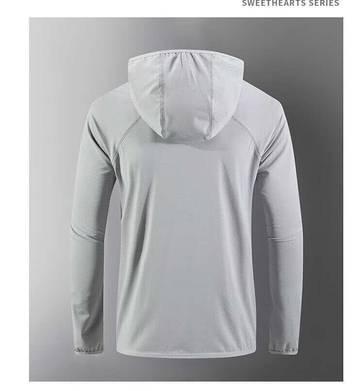 MiiOW Father's Day Gift Men's Summer Sun Protection Hooded Lightweight Jacket Casual Stretch Breathable Skin Coat 6