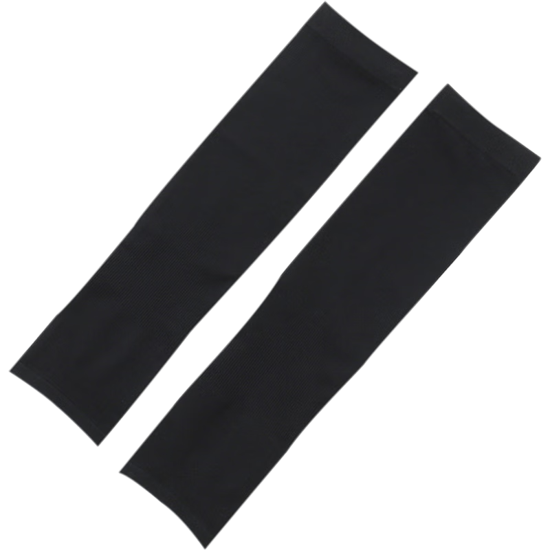 JOYTOUR Ice Silk Sun Protection Arm Sleeves, Outdoor Sports Cycling Arm Guards, Travel Sun Protection Arm Covers, Black Adult Style