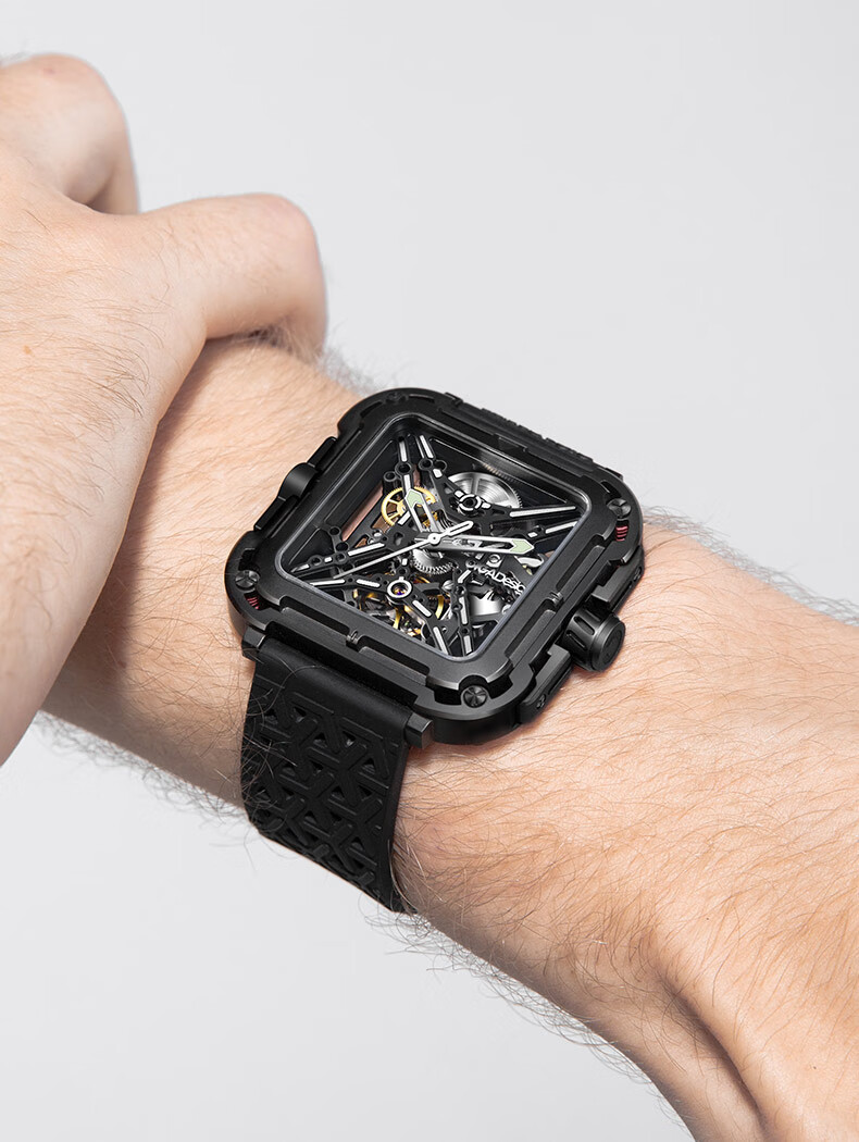 CIGA Design Jia Fengmang Series Mechanical Wristwatch Trendy X Series Gorilla Skeleton Watch, Men's Style, Birthday Gift 8