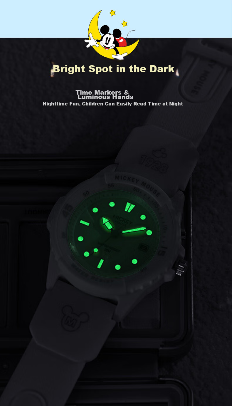 Disney Mid-Autumn Festival 2026 New Electronic Watch, Waterproof Quartz Watch for Men And Women, Middle School And High School Students, Elementary School Children, Exam Watch 11