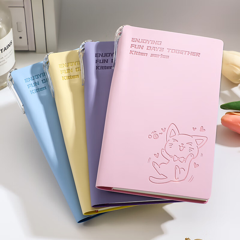 Zuolanzhe A6 Pocket Notebook, Small Notebook with High Aesthetic Value, Cute And Portable, for Exam Preparation, Student And Teacher Memo Pad, Soft Leather Portable Notebook, Stationery Customization, Pink
