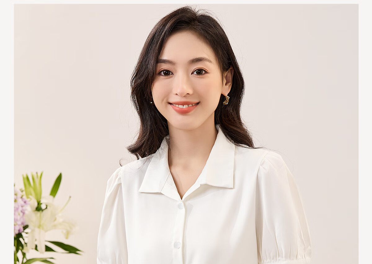 Chushen Summer Short-Sleeve Satin Blouse for Women, Elegant High-Quality Design-Inspired French Style Professional Commuter Shirt S143C1455 1