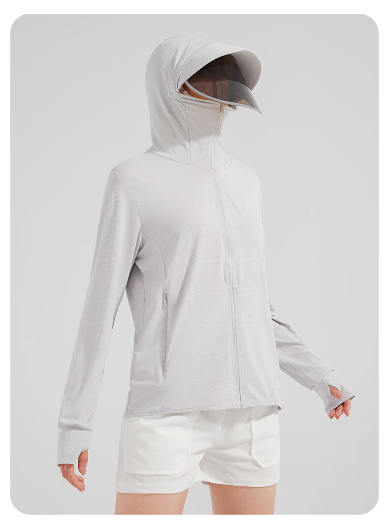 FitonTon Women's Sun Protection Clothing, Summer Outdoor Beach Lightweight Jacket, Breathable Cycling UV Protection Coat, Lightweight Sun Protection Shirt 16