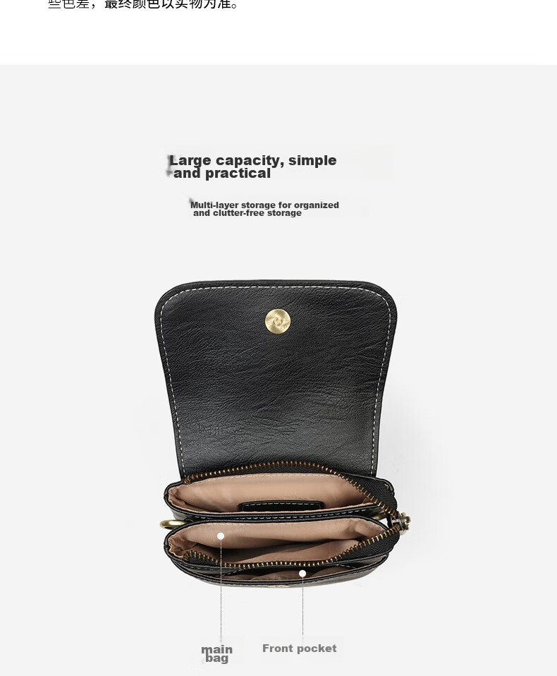 C.BANNER Leather Handbag, Women's Bag, Phone Bag, Shoulder Crossbody Bag, Light Luxury Fashion Birthday Mother's Day Gift, Practical Present for Mom 4