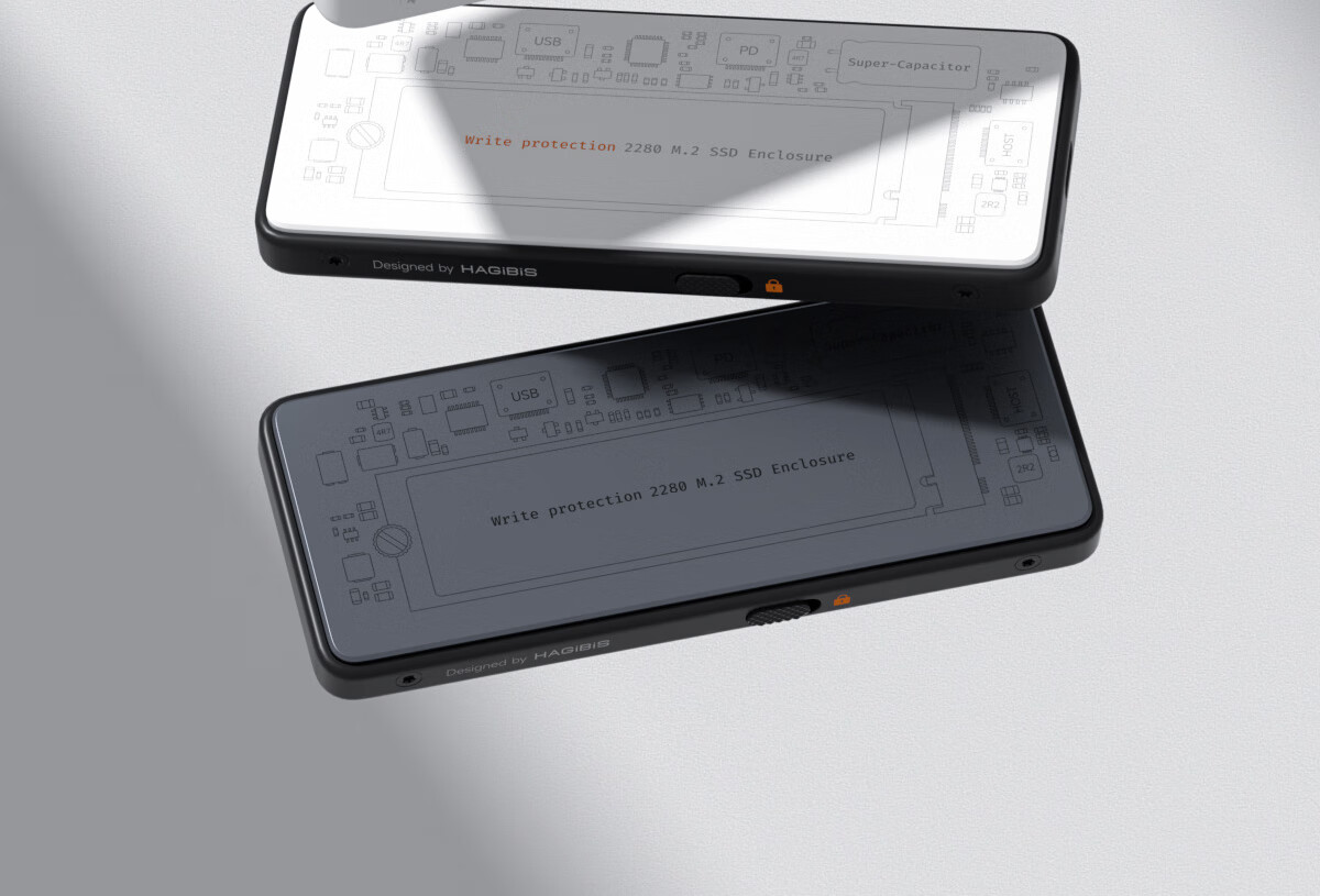Hagibis External SSD Enclosure, M.2 NVMe Hard Drive Case, Type-C Compatible with MacBook, Laptop And Phone, Expansion Storage, Power-Off Protectio 2
