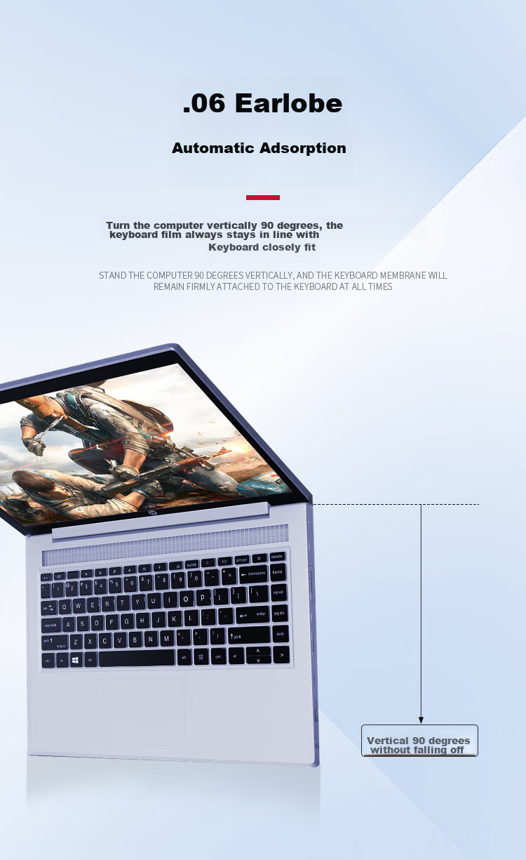 JPLAYER Keyboard Protector for HP Shadow Elf 9 Plus/8 Plus/7 Plus 17.3-Inch Laptop, High Transparency Ultra-Thin Invisible Film, Anti-Dirt Waterproof 7