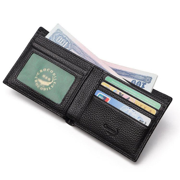 CROCODILE Men's Top-Grain Leather Business Automatic Buckle Belt + Wallet Gift Box, Birthday Gift for Men, 12869 19
